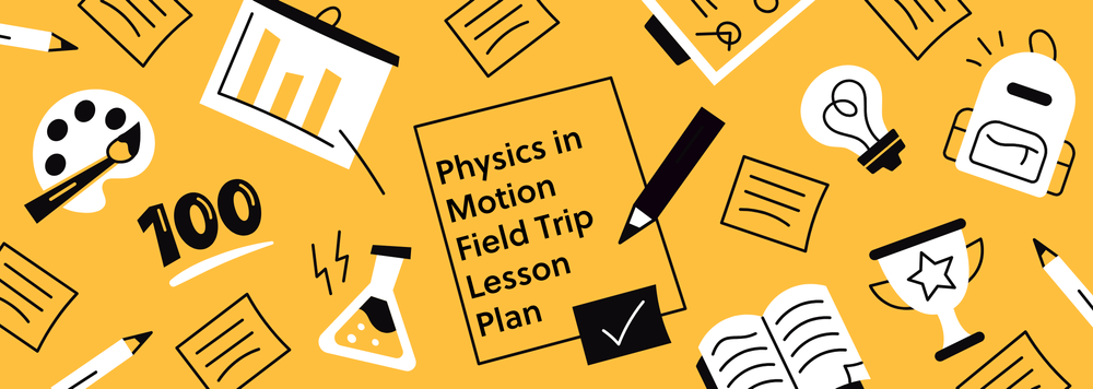 A collage of school-related items like papers, charts, pencils, and backpacks