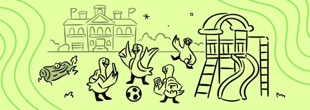 Transform school grounds into spaces where observation becomes adventure